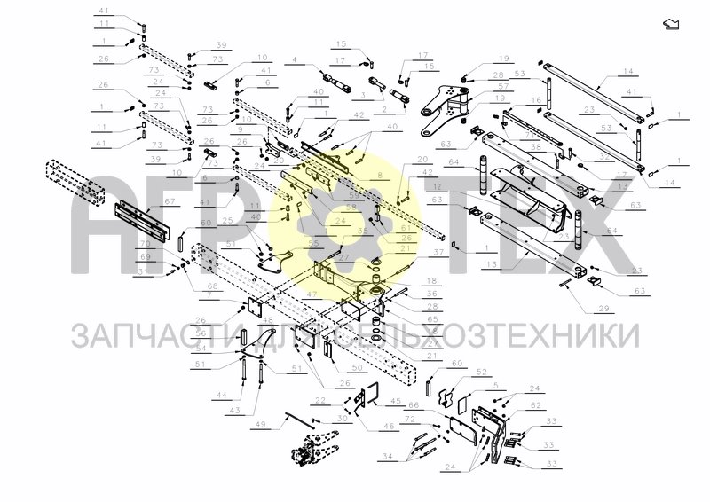 FRAME PARTS 3400S VARIOMAT (№30 на схеме)