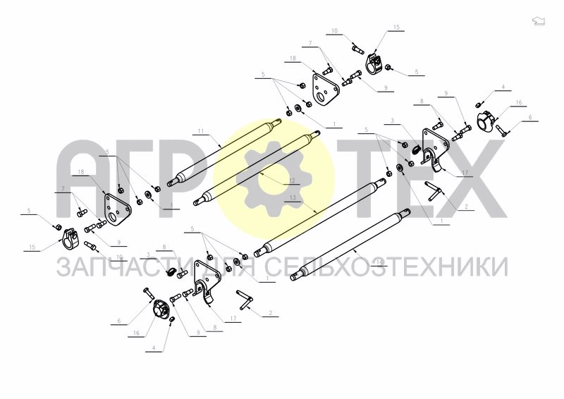 CROSS SHAFT (№10 на схеме)