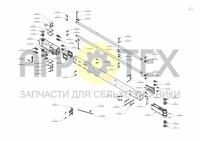 PARTS FOR MAIN FRAME (№12 на схеме)