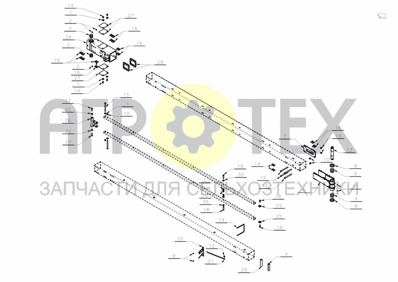 PARTS MAIN FRAME HD (№12 на схеме)