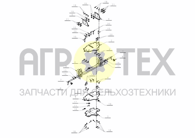 Чертеж CROSSHAFT TRANSPORT HS200