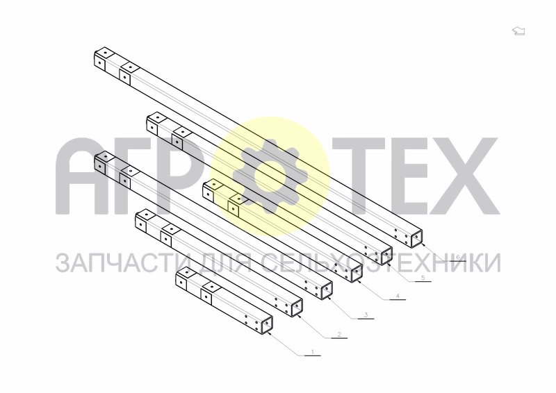 Чертеж TOWING TUBES