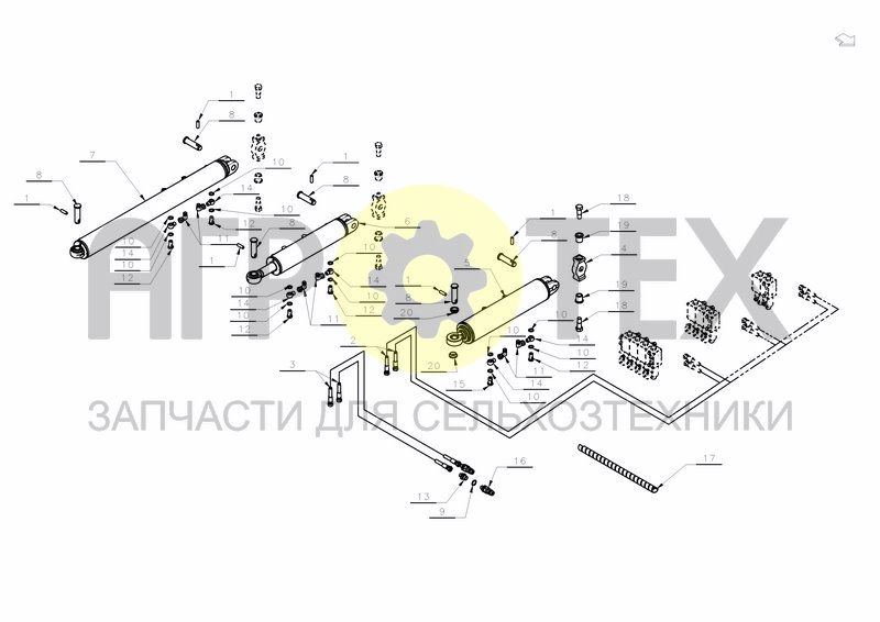 Чертеж FIRST FURROW HYDRAULICS