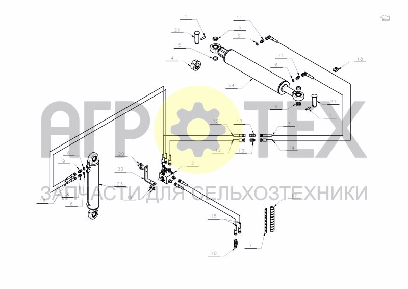 Чертеж HYDRAULICS + SEQUENCE VALVE STEPWISE