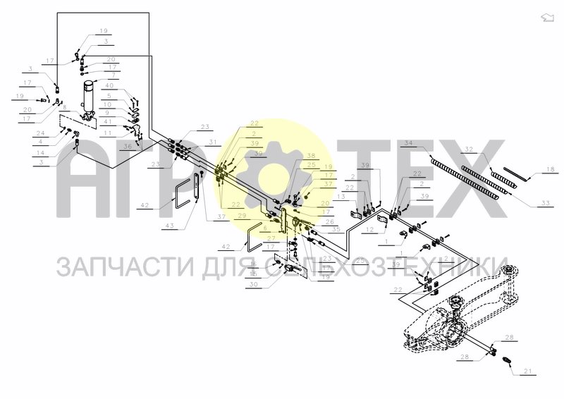 Чертеж HYDRAULIC WHEEL EXTENSION