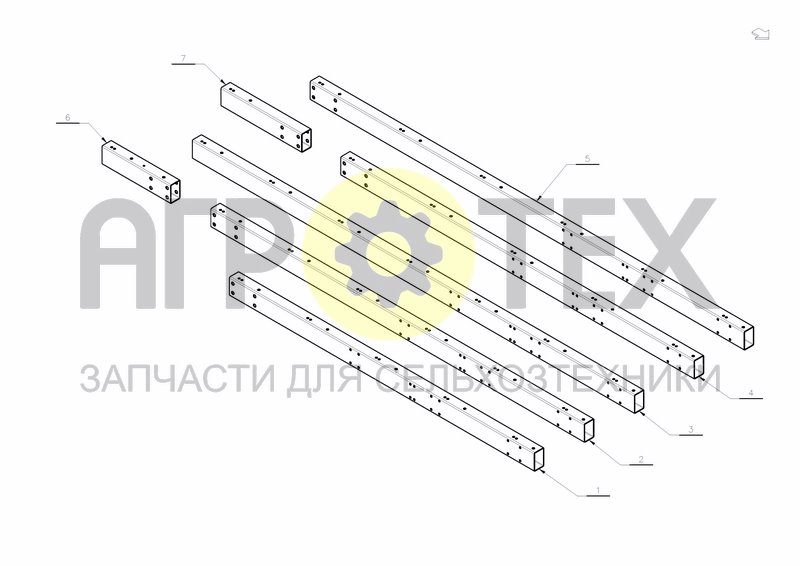 Чертеж MAIN FRAME STEPWISE