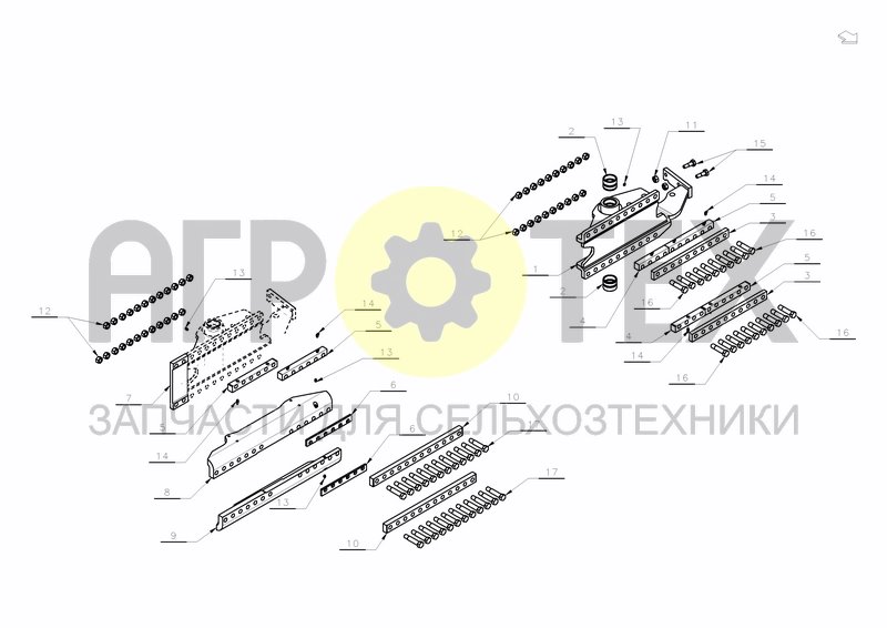 MAIN SUPPORT HS200 (№15 на схеме)