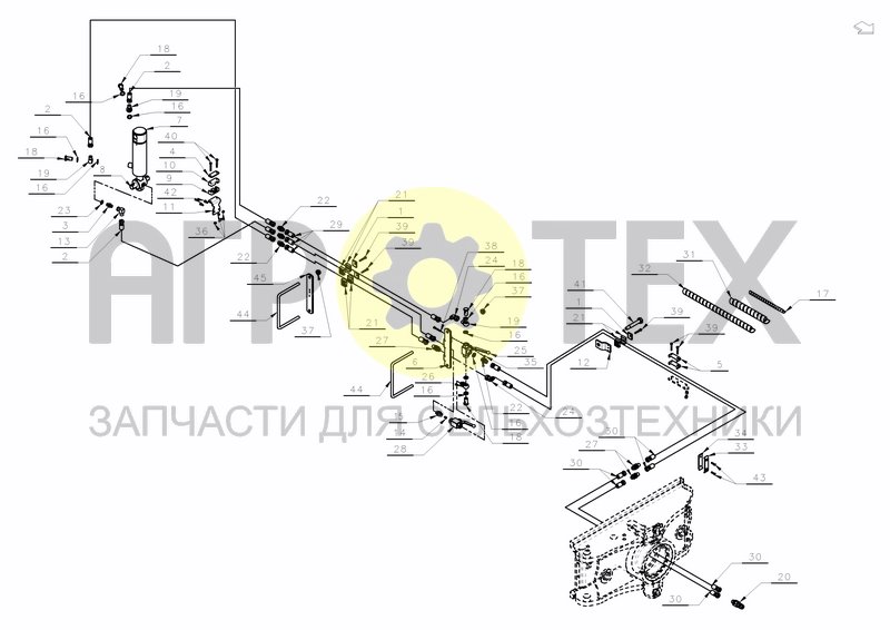 Чертеж HYDRAULIC WHEEL EXTENSION