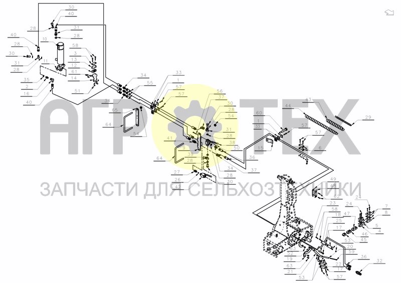 HYDRAULIC WHEEL EXTENSION (№52 на схеме)