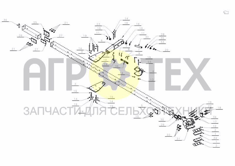 PARTS FOR MAIN FRAME 200X200 (№16 на схеме)