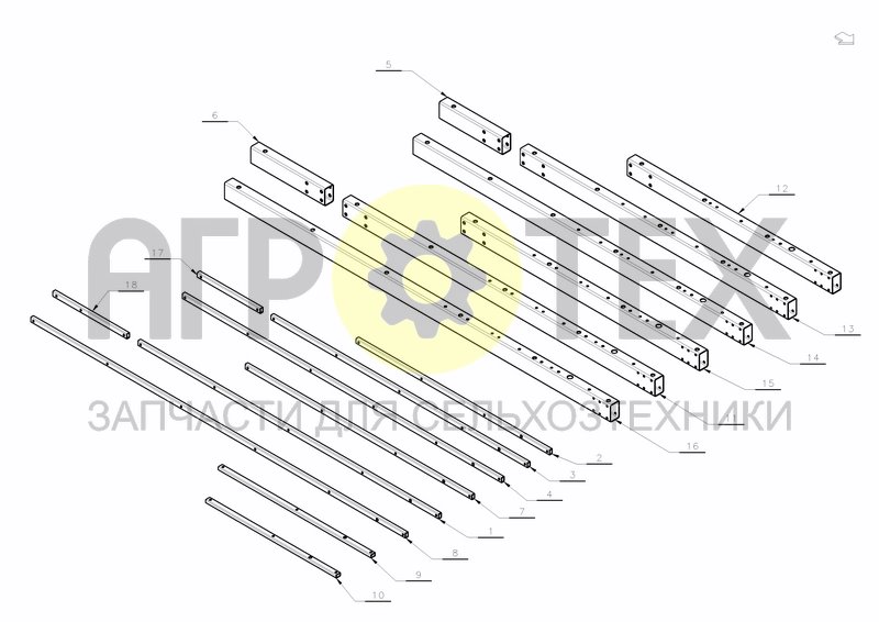 Чертеж MAIN FRAME 2500 VARIOMAT