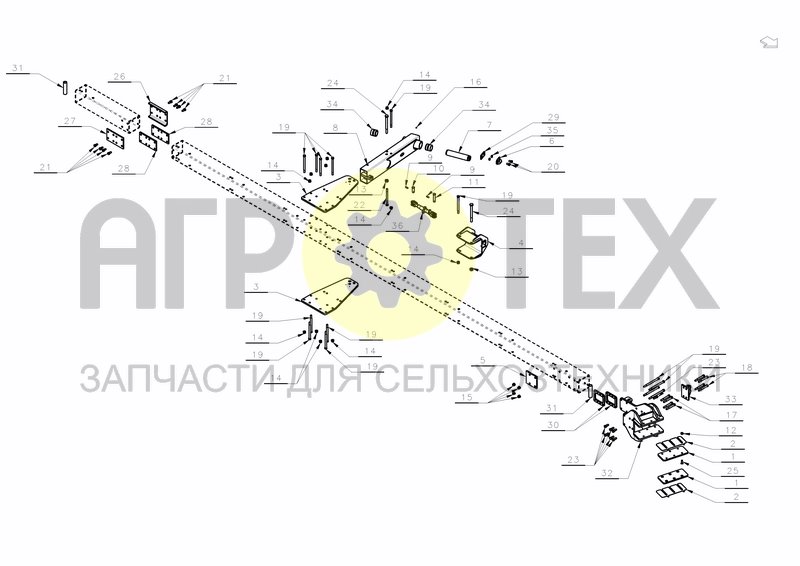 PARTS FOR MAIN FRAME 200X200 (№15 на схеме)