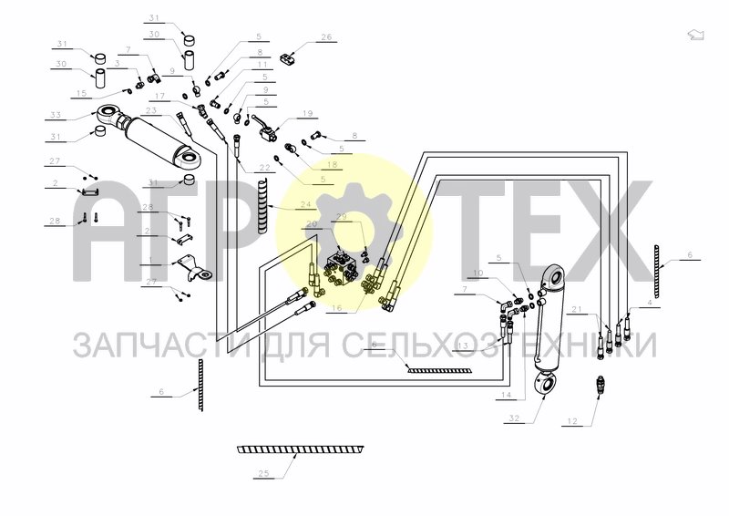 Чертеж HYDRAULICS SEQUENCE MEMORY SYSTEMS VARIOMAT