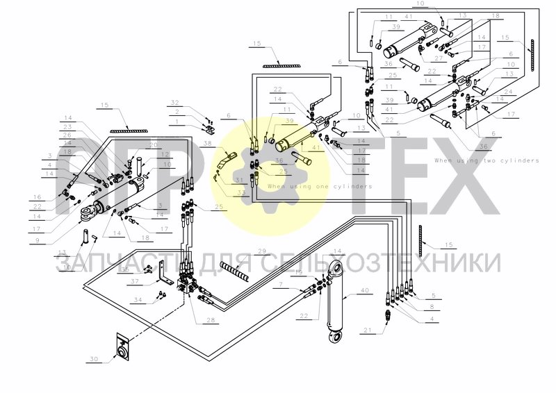 HYDRAULICS HS-300 + SEQ.MEM & FRONT F. (№31 на схеме)