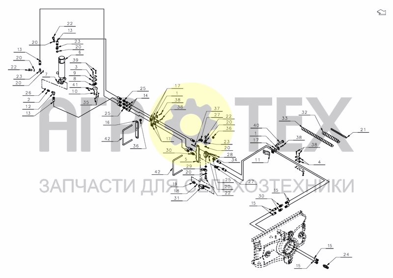 Чертеж HYDRAULIC WHEEL EXTENSION