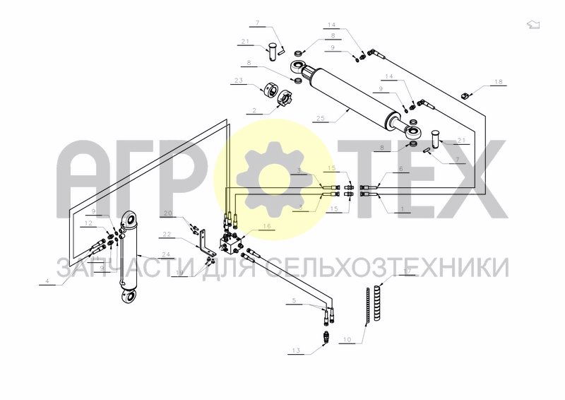 Чертеж HYDRAULICS + SEQUENCE VALVE STEPWISE