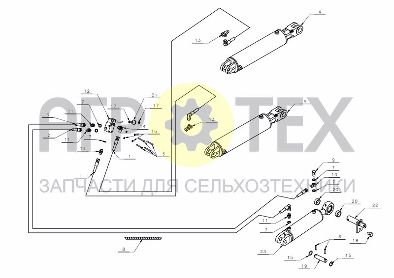 LOCK CYLINDER ONLAND (№17 на схеме)