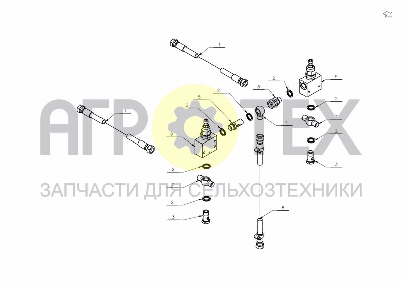 Чертеж RELIEF VALVE KIT