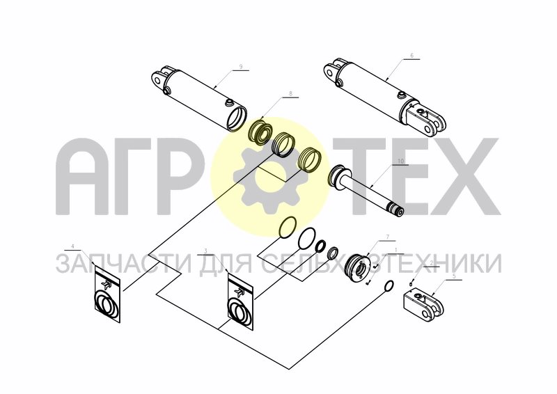 MEMORY CYLINDER ?90X520+200 (KK354503) (№1 на схеме)