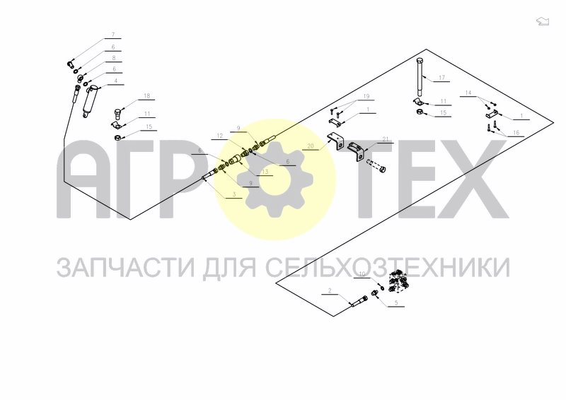 HYDRAULICS FOR SOIL PACKER STEPWISE (№15 на схеме)