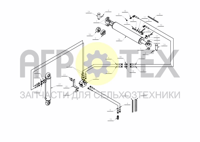 Чертеж HYDRAULICS + SEQUENCE VALVE STEPWISE