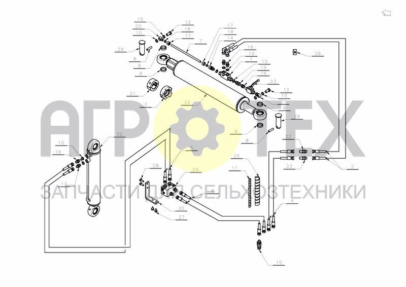 Чертеж HYDRAULIC LOCK VALVE FOR TTS STEP.