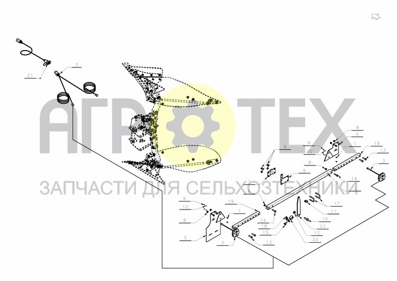 LIGHTS PLOUGH POSITION (№15 на схеме)