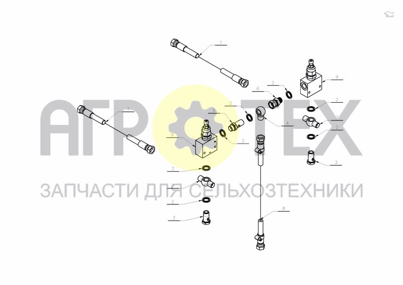 Чертеж RELIEF VALVE KIT