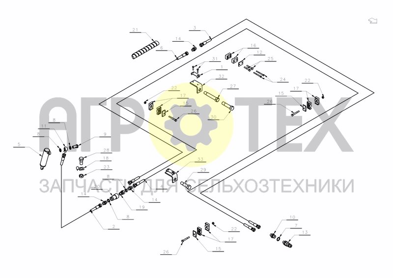 HYDRAULIC FOR SOIL PACKER PG/RG-PN/RN-PB-6300 (№28 на схеме)