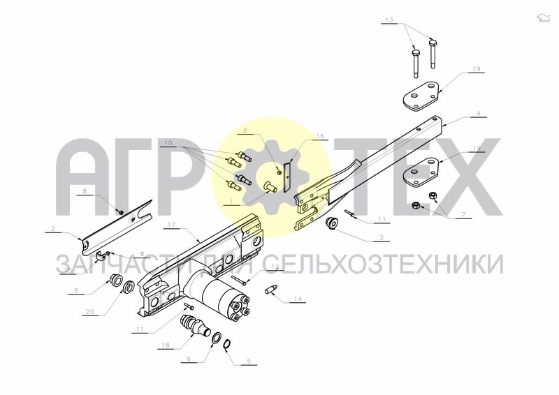 HEADSTOCK 200 - SLIDE (№8 на схеме)