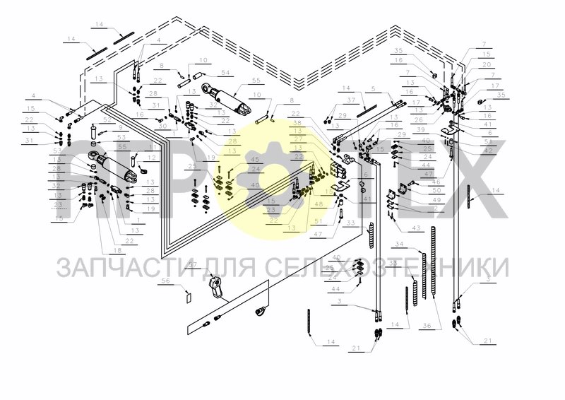 HYDRAULICS FOR S-ARM ED 200 (№40 на схеме)