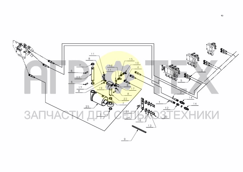 HYDRAULICS VARIOMAT FRONT SECTION (№21 на схеме)