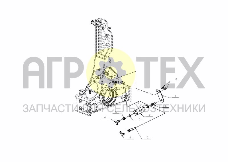 Чертеж HYDRAULIC FILTER HS 200