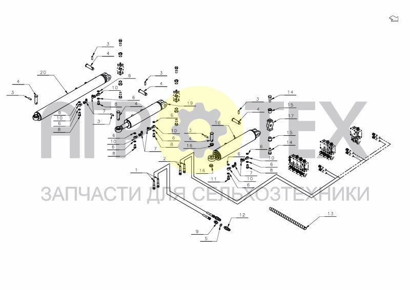 Чертеж FIRST FURROW HYDRAULICS