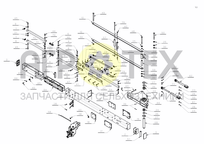 FRONT PARTS 300 (№36 на схеме)