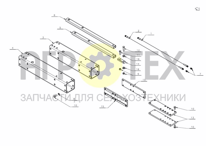 FRAME PARTS ADDITIONAL BODIES (№10 на схеме)