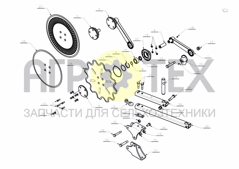 DISC COULTER (№17 на схеме)