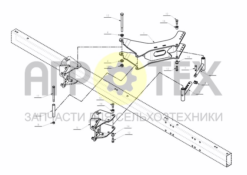 Чертеж FRAME PARTS FMW STEPWISE