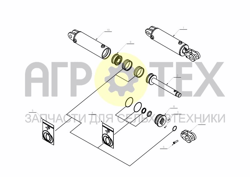 MEMORY CYLINDER D90-D40X520+200 ( A152526988) (№3 на схеме)