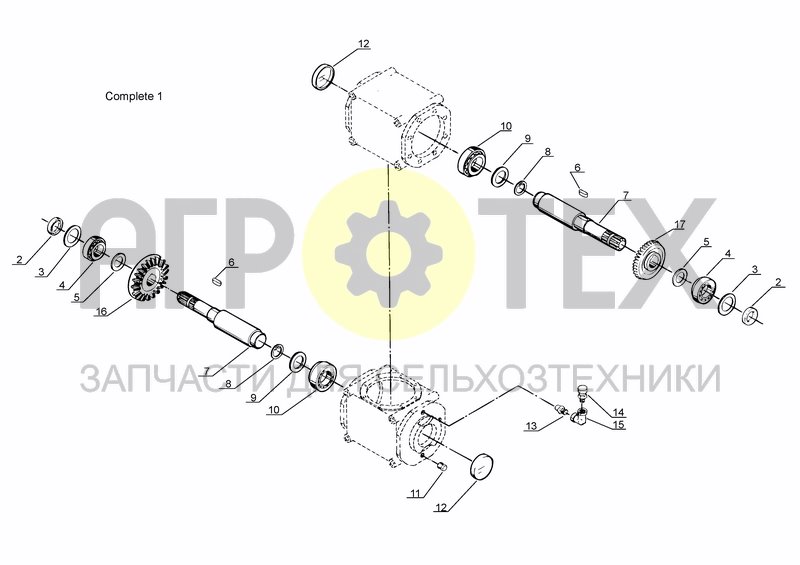 Чертеж SWIVEL GEAR