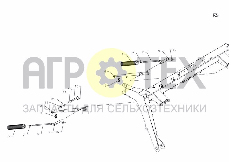 Чертеж SPRING, HYDRAULIC CYLINDER