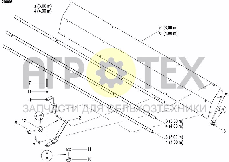 Чертеж SPLASH GUARD TARPAULIN