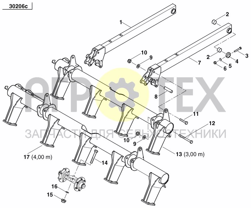 WHEEL PACKER REAR (№15 на схеме)