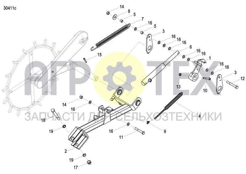 AXLE AND WHEELS (№17 на схеме)