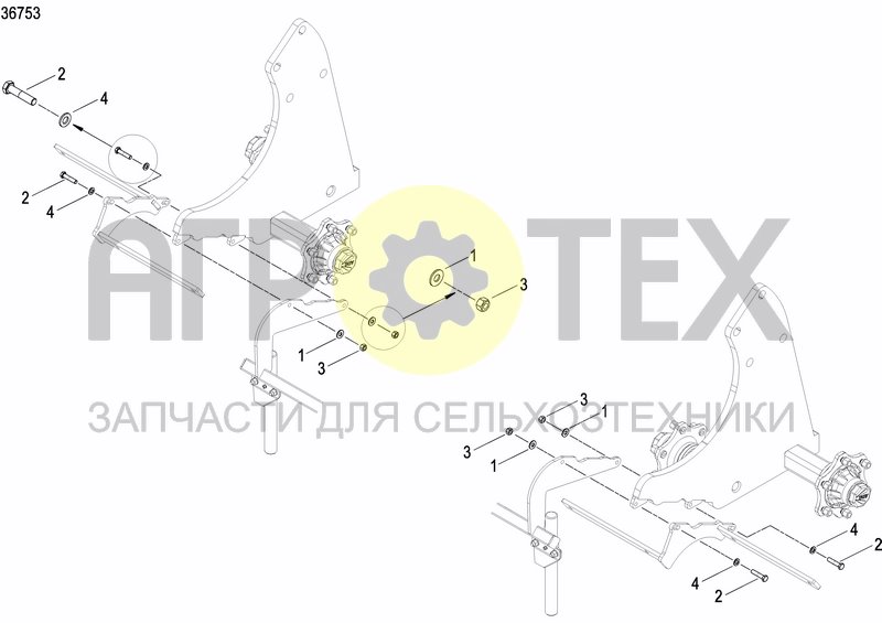 Чертеж RIDGE HARROW