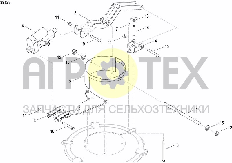 Чертеж DISTRIBUTOR SYSTEM (FERTILISER IN COULTER)