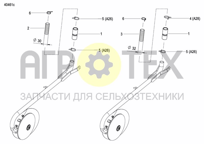 CX-DISC COULTER (№1 на схеме)