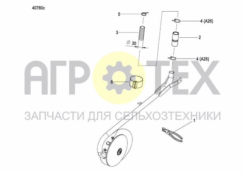 CX-DISC COULTER (№2 на схеме)