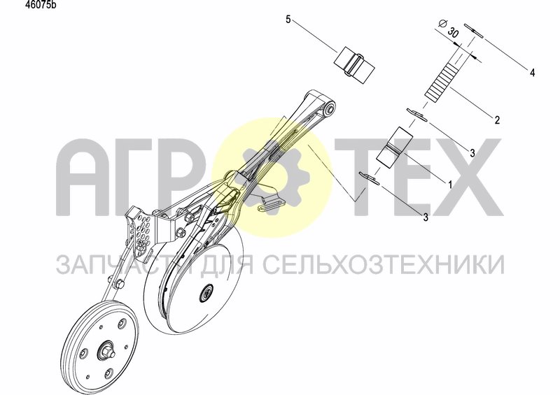 CX-II DISC COULTER (№1 на схеме)