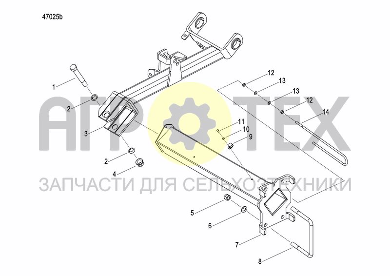 AXLE AND WHEELS (№4 на схеме)